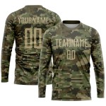 Individuell gestaltete Herren-Langarm-Fußballtrikots aus 100% Polyester im Sublimationsdruck, Großhandel